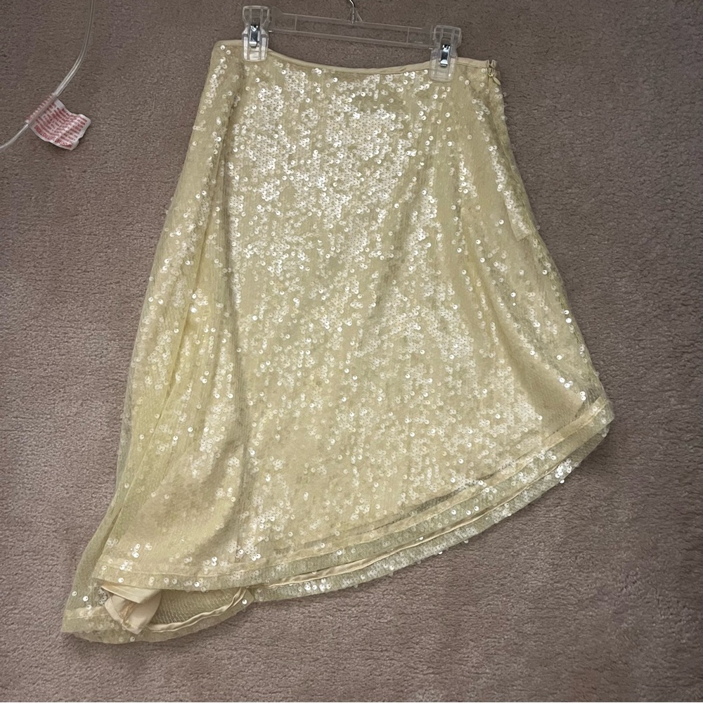 Princess Polly Sun Salutations Asymmetrical Midi Skirt Yellow